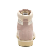 Botín Cuero Waterproof Mujer Colorado Palo Rosa Cat