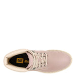 Botín Cuero Waterproof Mujer Colorado Palo Rosa Cat