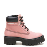 Botín Cuero Colorado Max 6 Zip Mujer Palo Rosa Cat