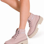 Botín Canvas Colorado Max 6 Mujer Palo Rosa Cat