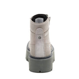 Botín Cuero Colorado Max Chelsea Mujer Gris Cat