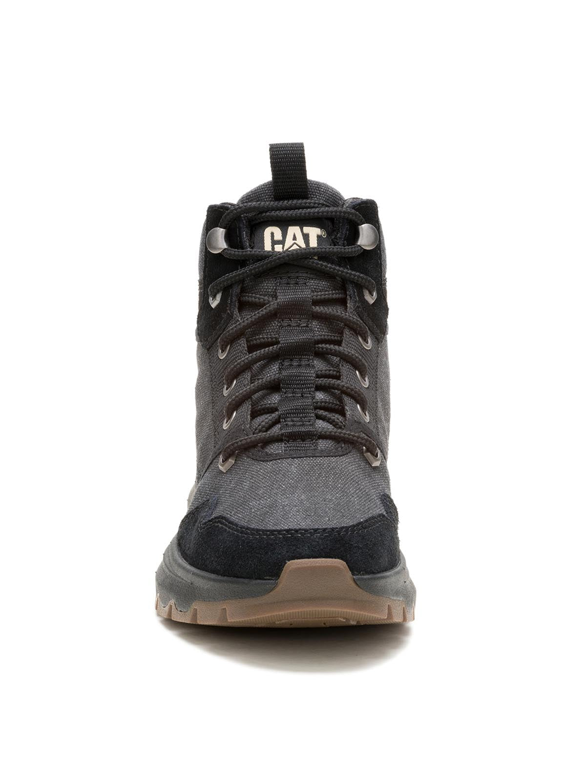 Zapatilla Casual Mujer Colorado Sneaker Canvas Negra Cat