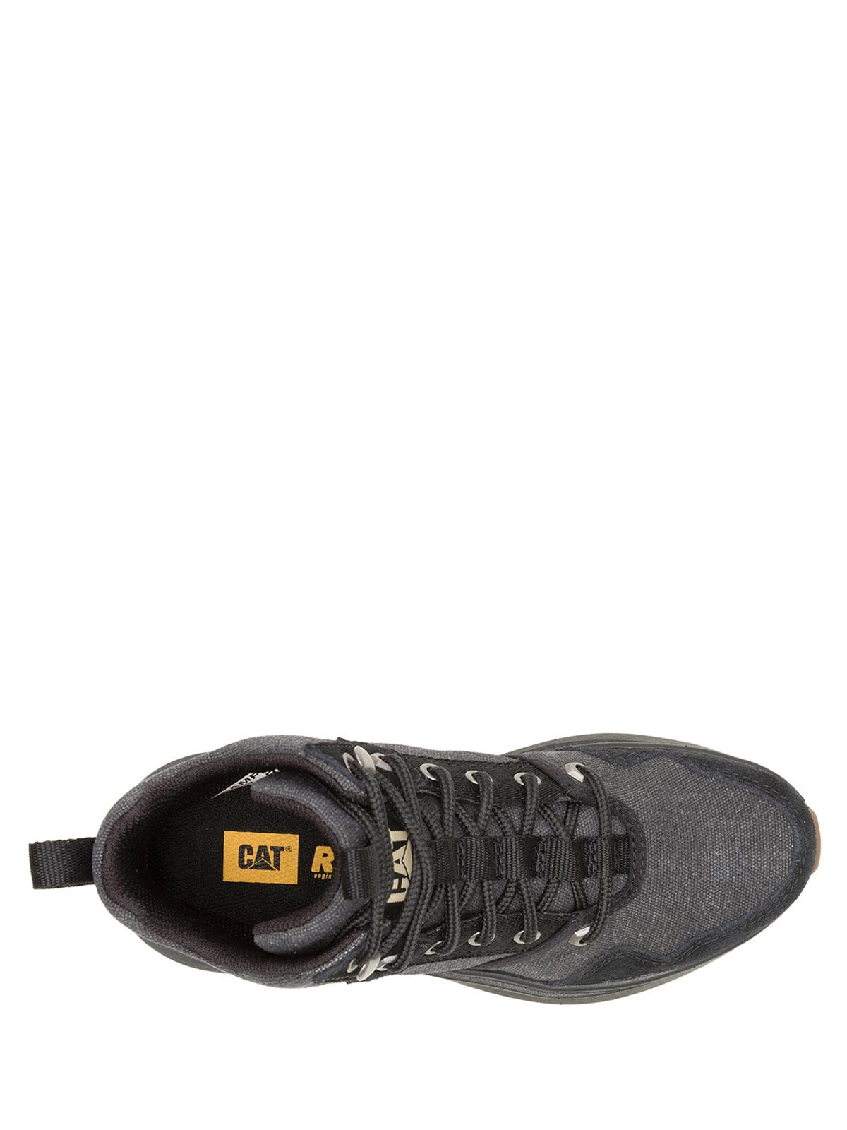 Zapatilla Casual Mujer Colorado Sneaker Canvas Negra Cat