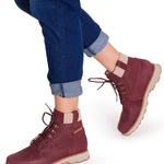 Botín Cuero Mujer Charli Burdeo Cat