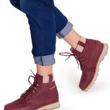 Botín Cuero Mujer Charli Burdeo Cat