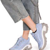 Zapatilla Casual Mujer Intruder Azul Claro Cat