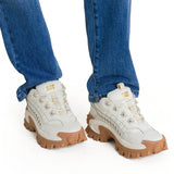 Zapatilla Cuero Mujer Intruder Blanca Cat