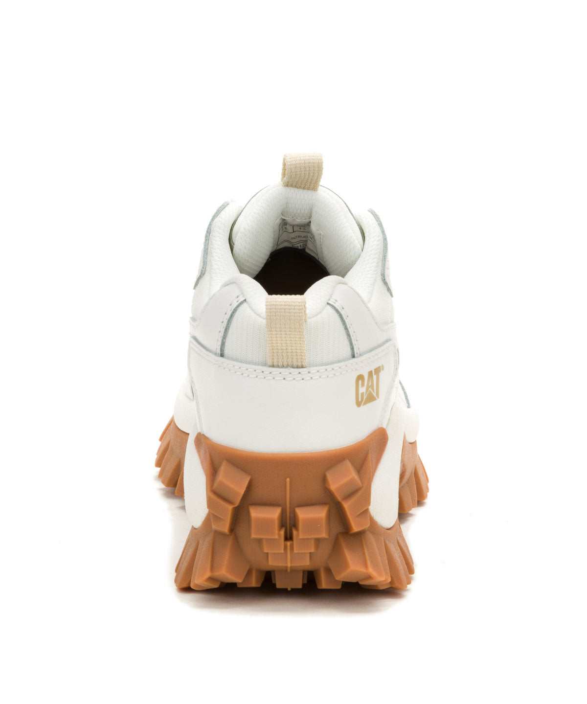 Zapatilla Cuero Mujer Intruder Blanca Cat