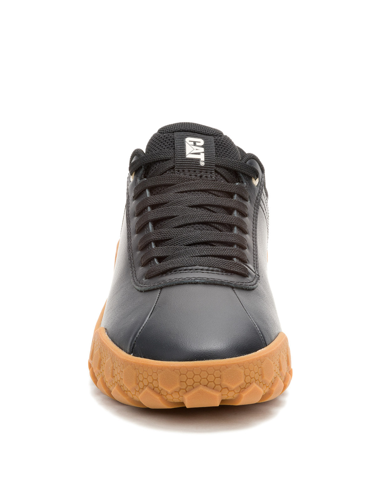 Zapatilla Cuero Mujer Hex + Negra Cat