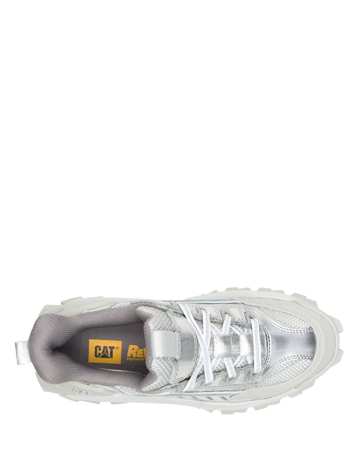 Zapatilla Casual Mujer Intruder Max Lace CH Plateada Cat