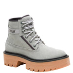 Botín Canvas Mujer Colorado Max 6 Gris Claro Mujer Cat