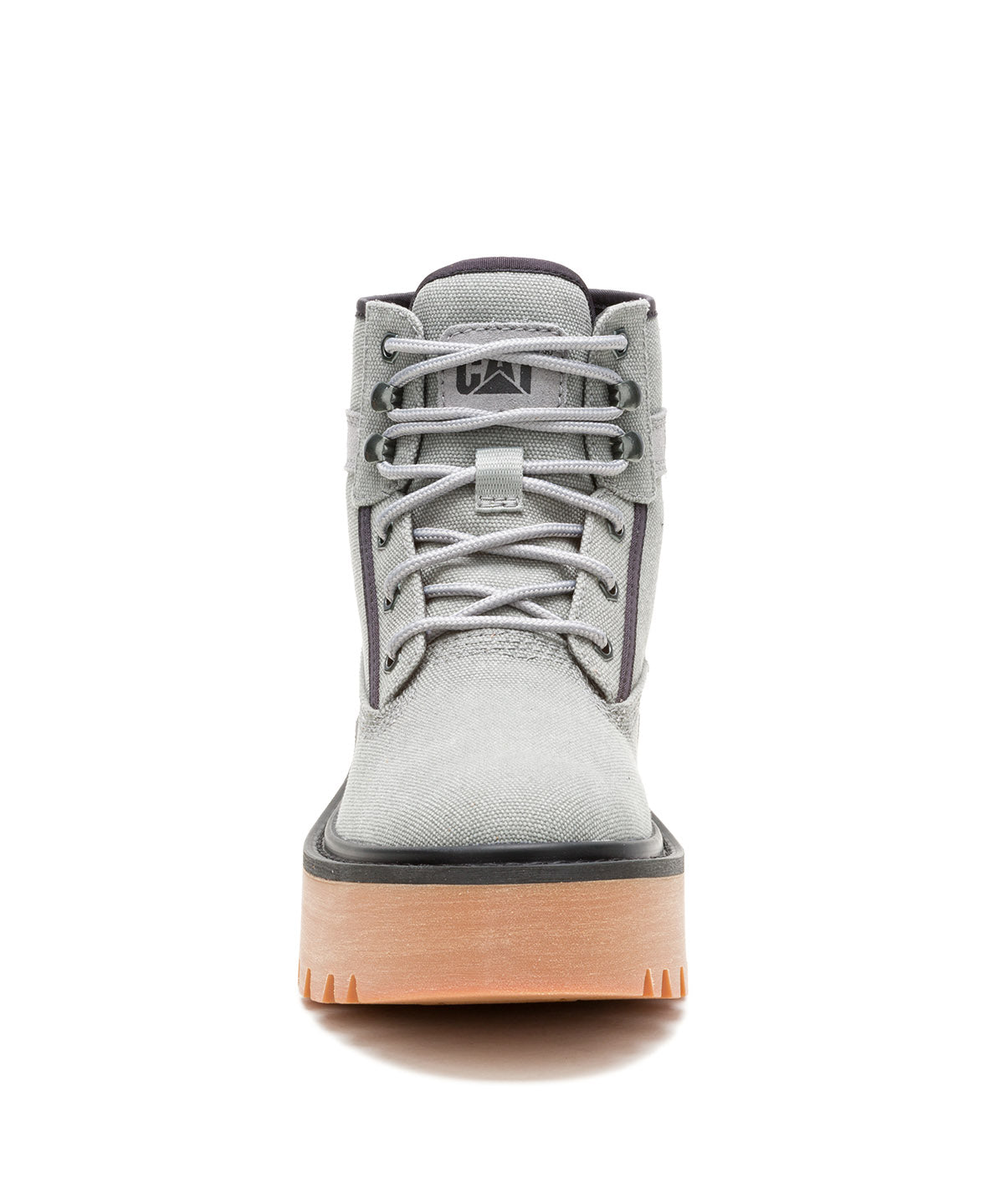 Botín Canvas Mujer Colorado Max 6 Gris Claro Mujer Cat