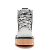 Botín Canvas Mujer Colorado Max 6 Gris Claro Mujer Cat