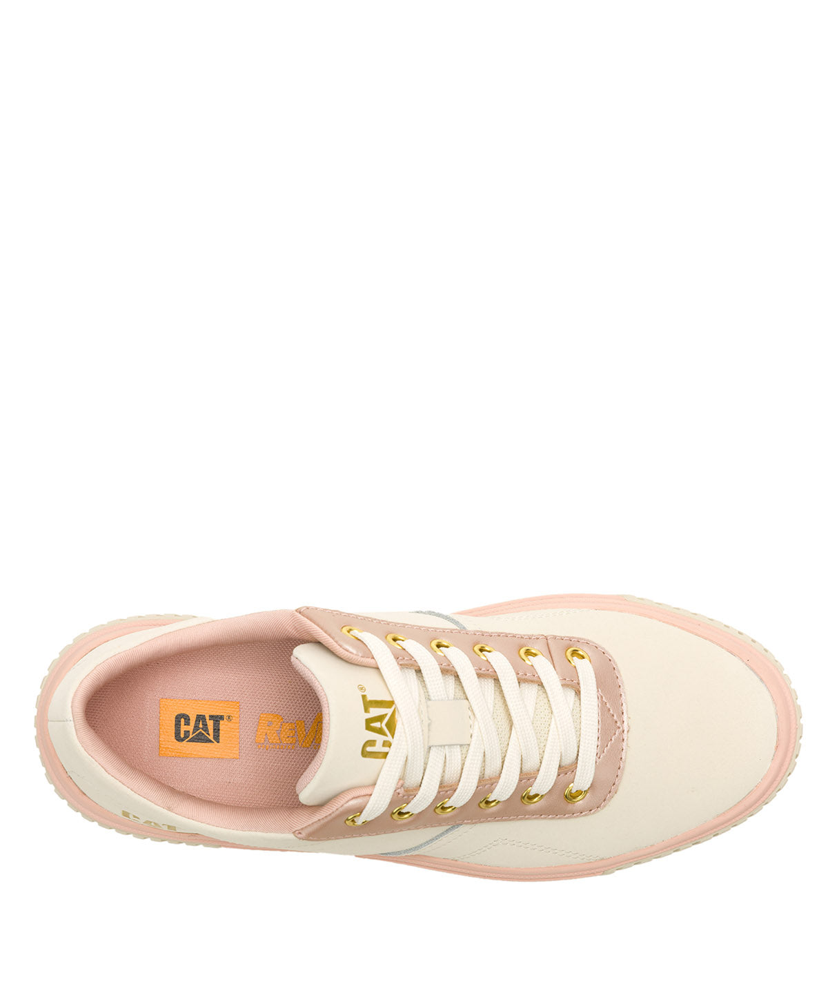 Zapatilla Casual Mujer Amp Canvas Blanco Cat