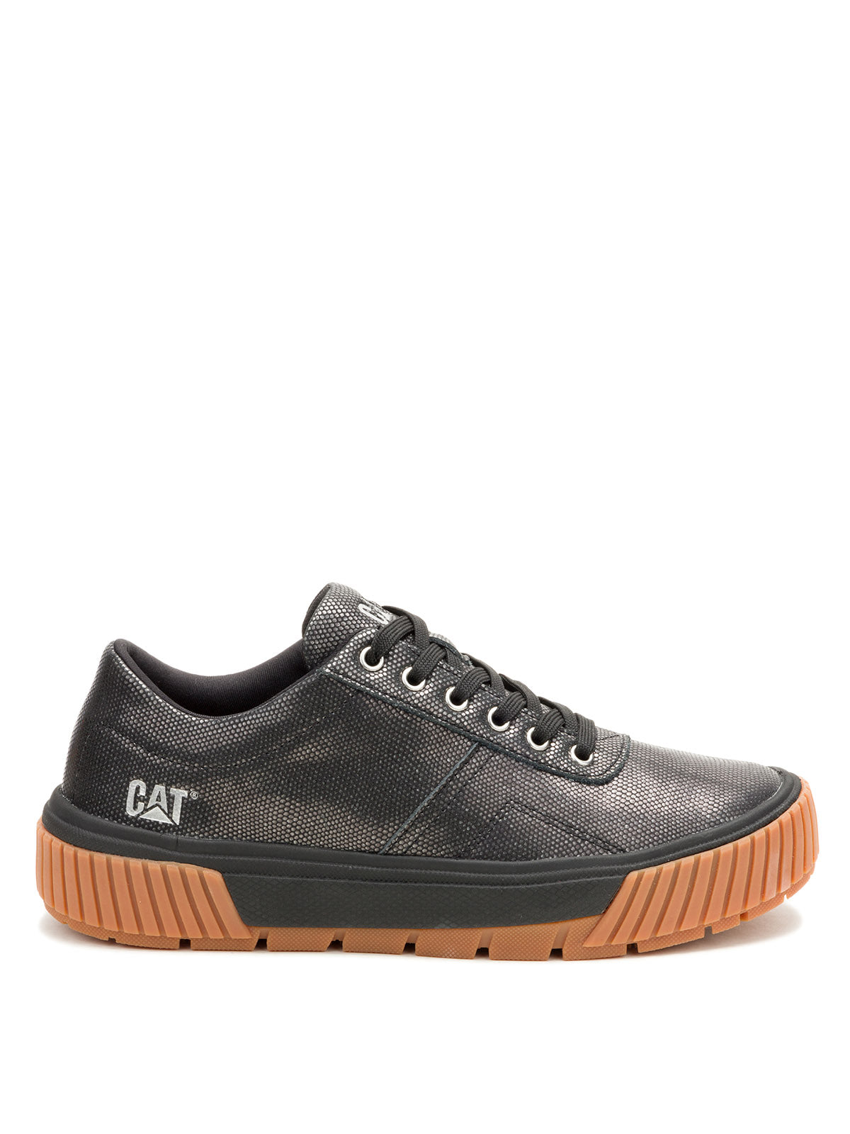 Zapatilla Casual Mujer Amp Canvas Negro Cat