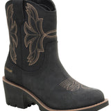 Bota Casual Texana Mujer Rewrite Frontier Negra Cat