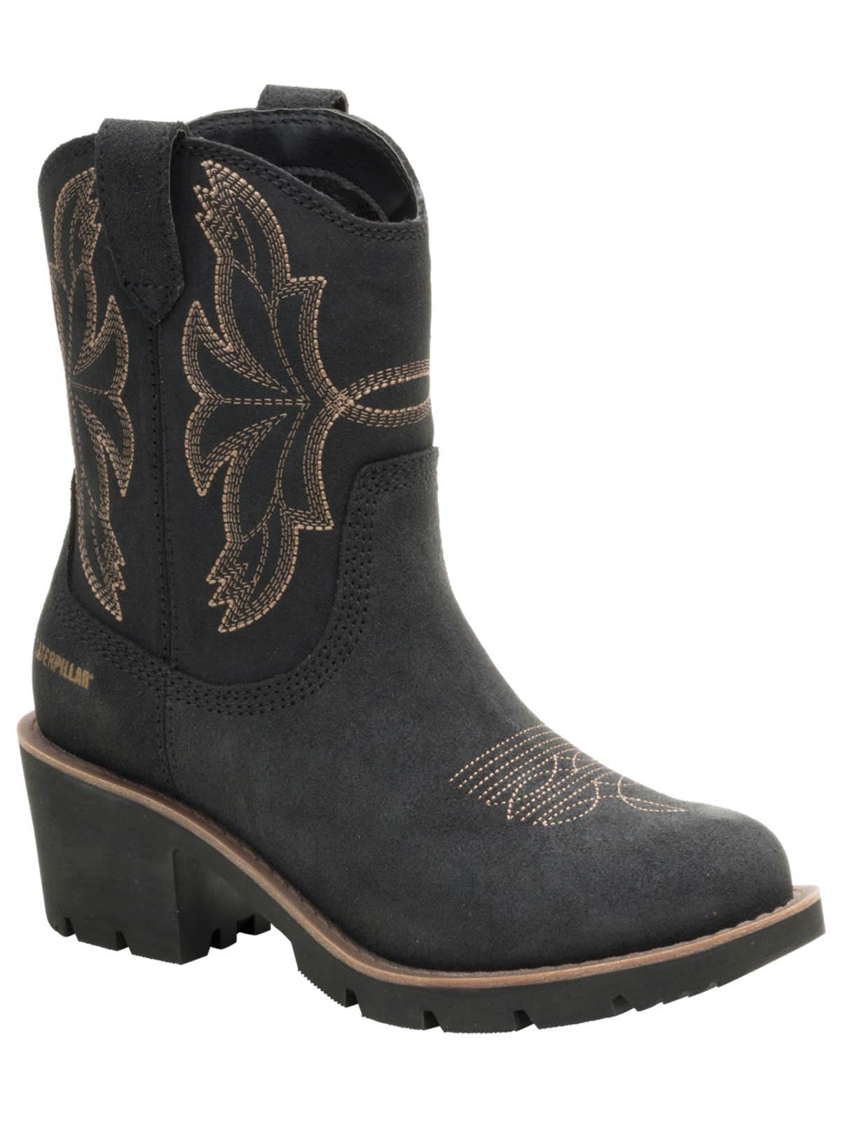 Bota Casual Texana Mujer Rewrite Frontier Negra Cat