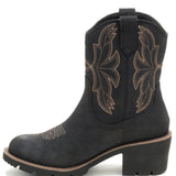 Bota Casual Texana Mujer Rewrite Frontier Negra Cat