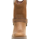 Bota Casual Cuero Mujer Rewrite Harness Café Cat