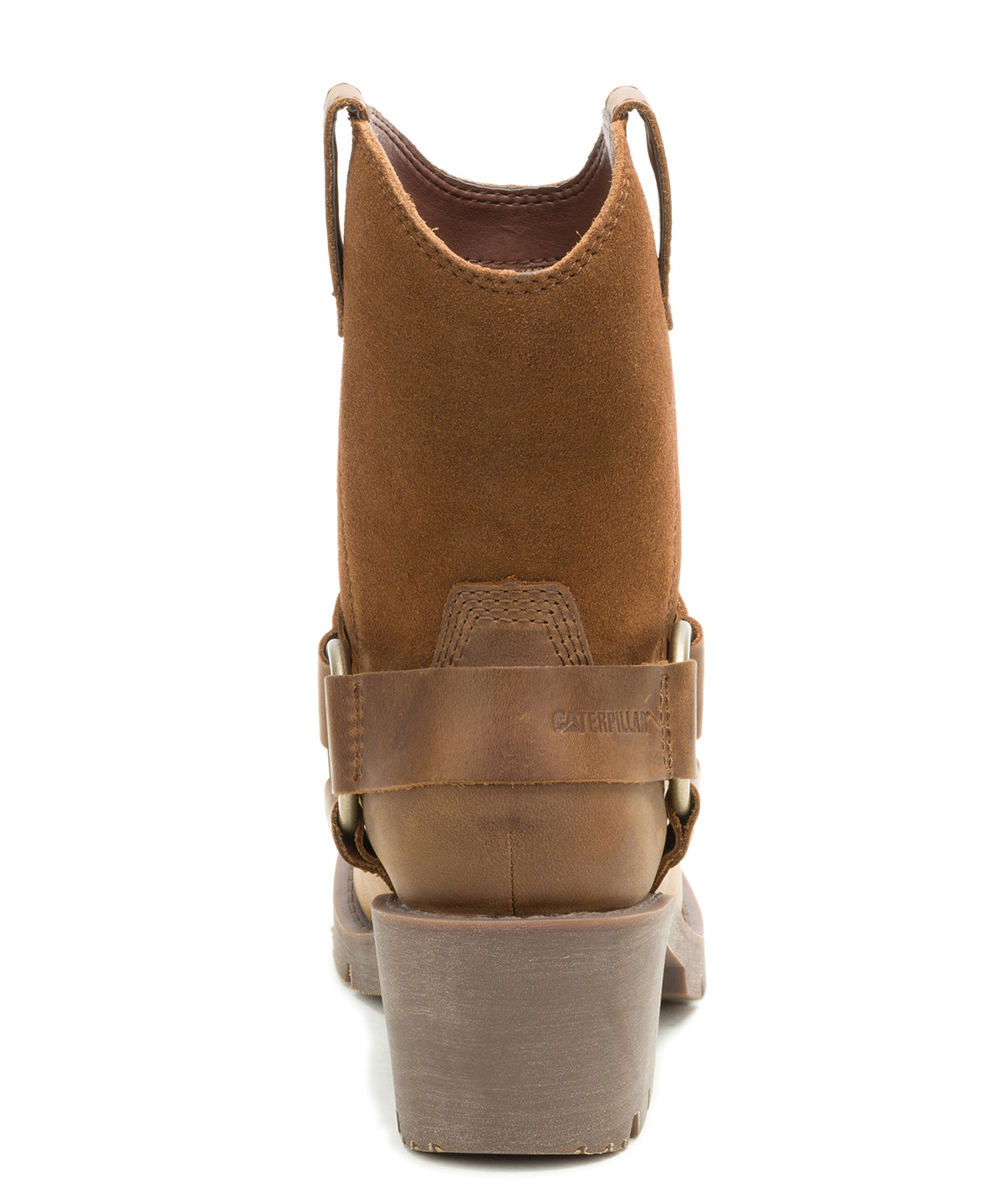 Bota Casual Cuero Mujer Rewrite Harness Café Cat