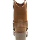 Bota Casual Cuero Mujer Rewrite Harness Café Cat