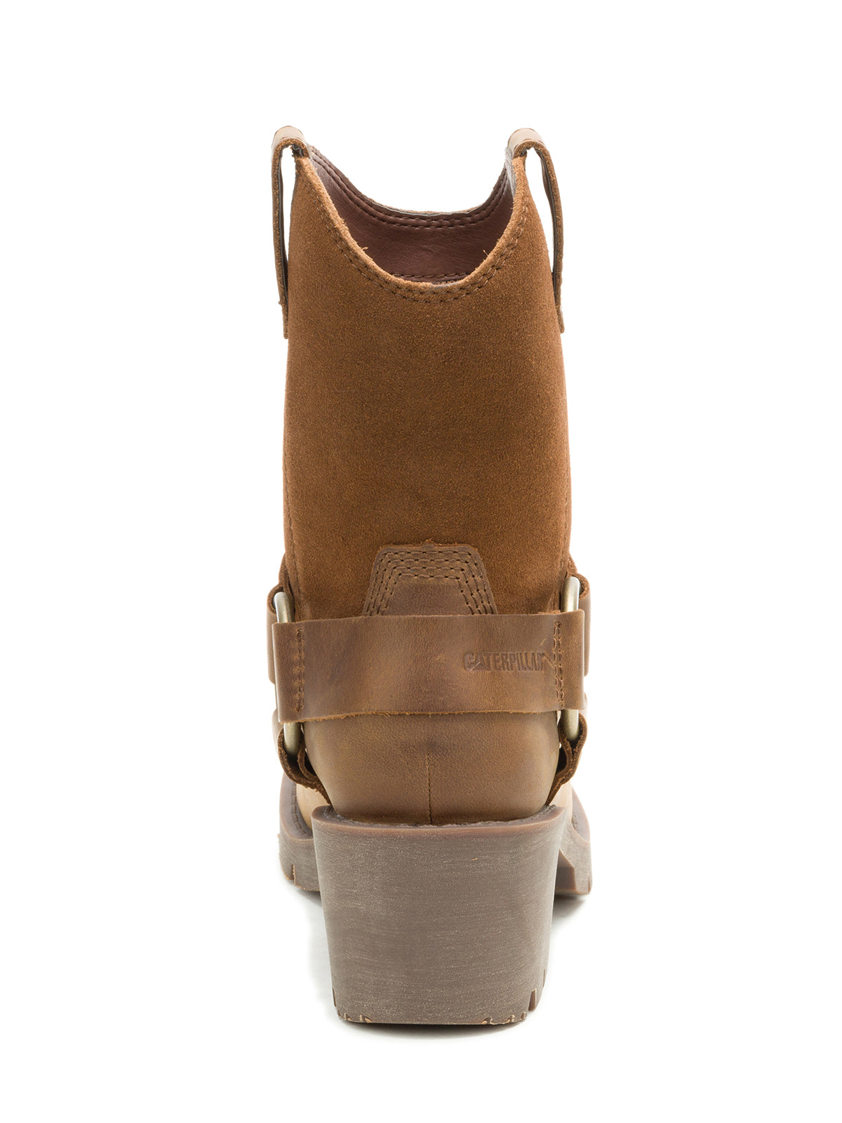 Bota Casual Cuero Mujer Rewrite Harness Café Cat