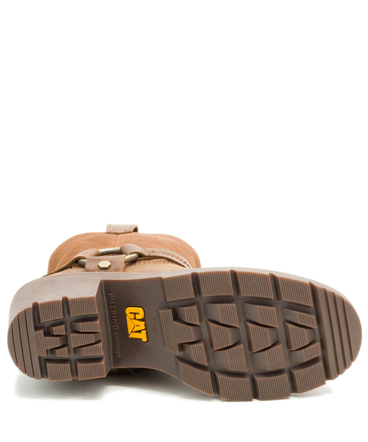 Bota Casual Cuero Mujer Rewrite Harness Café Cat