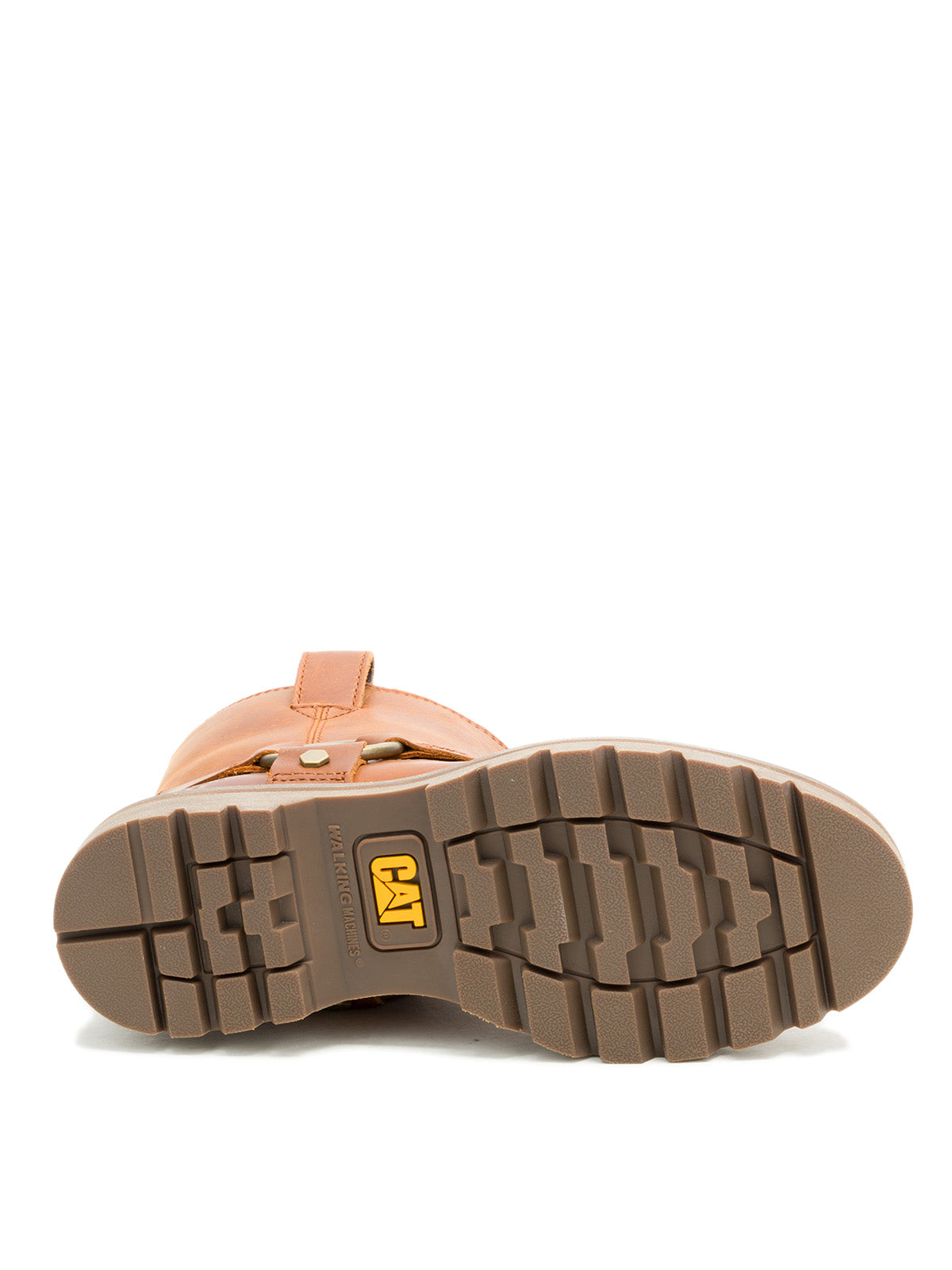 Bota de Cuero Mujer Grader Harness Café Cat