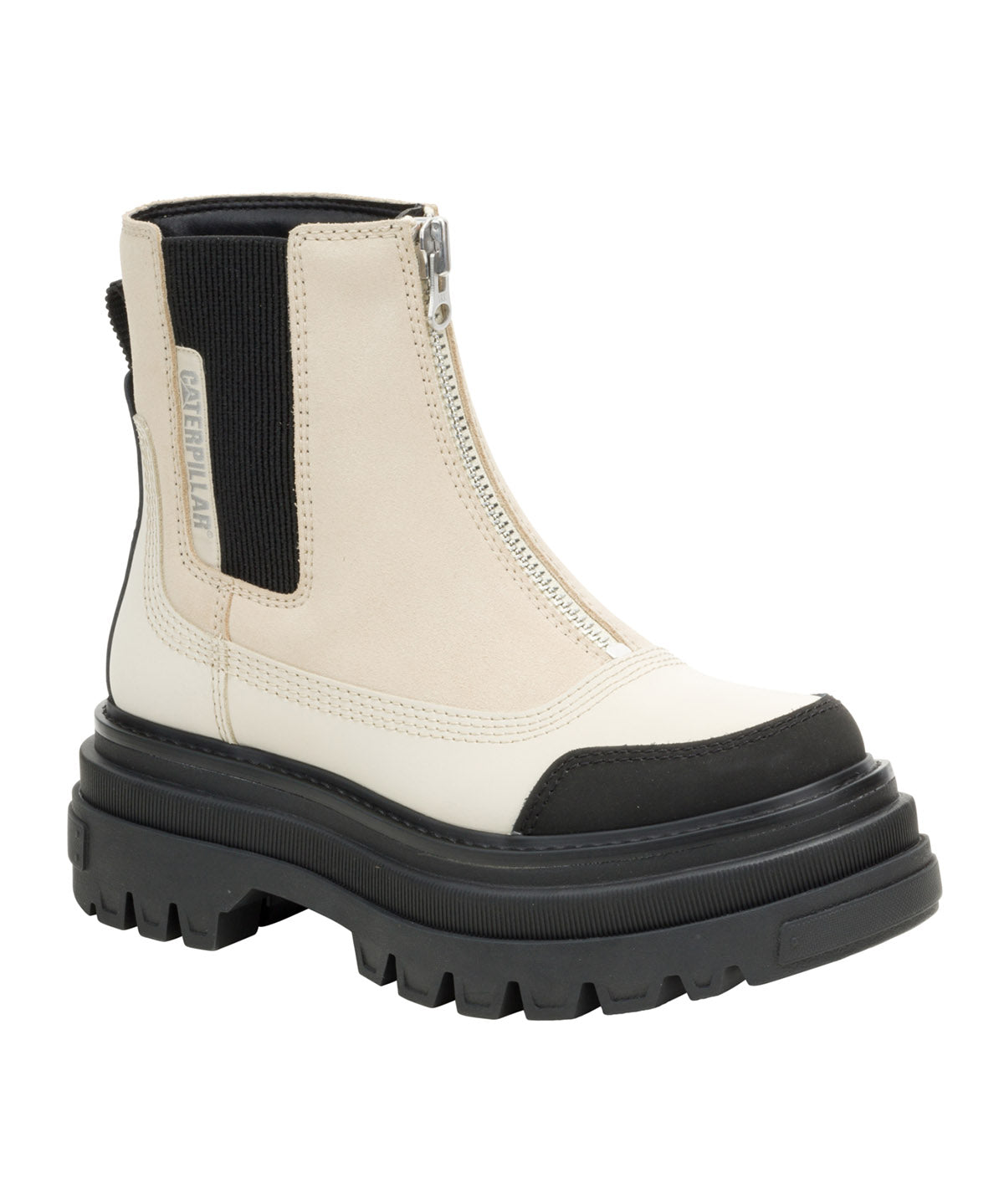 Botín Mujer Bolder Chelsea Zip Beige Cat