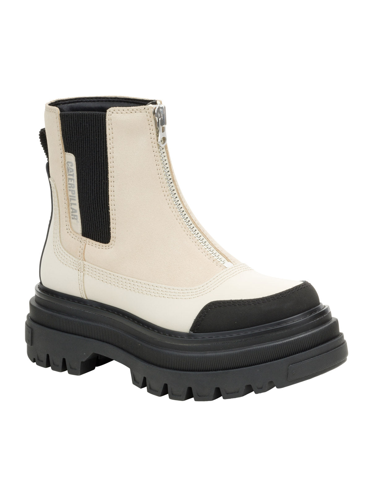 Botín Mujer Bolder Chelsea Zip Beige Cat