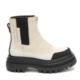 Botín Mujer Bolder Chelsea Zip Beige Cat