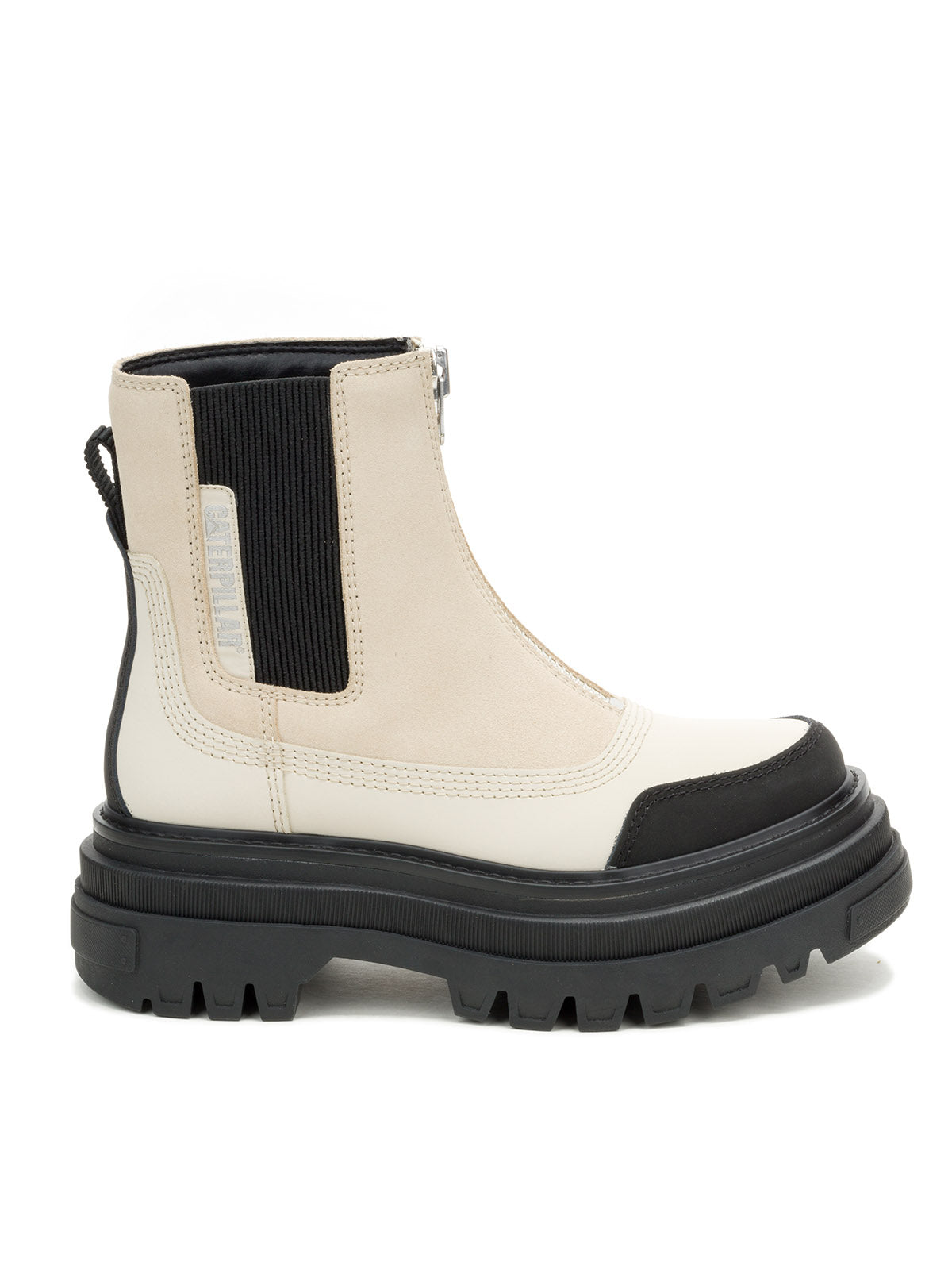 Botín Mujer Bolder Chelsea Zip Beige Cat