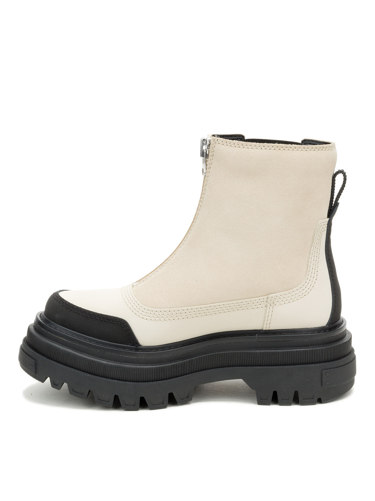 Botín Mujer Bolder Chelsea Zip Beige Cat