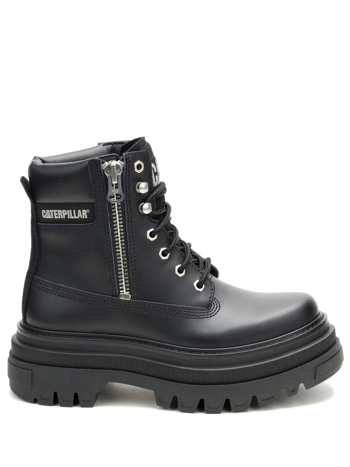 Botín Casual Nobuk sintético Mujer Bolder Zip Negro Cat