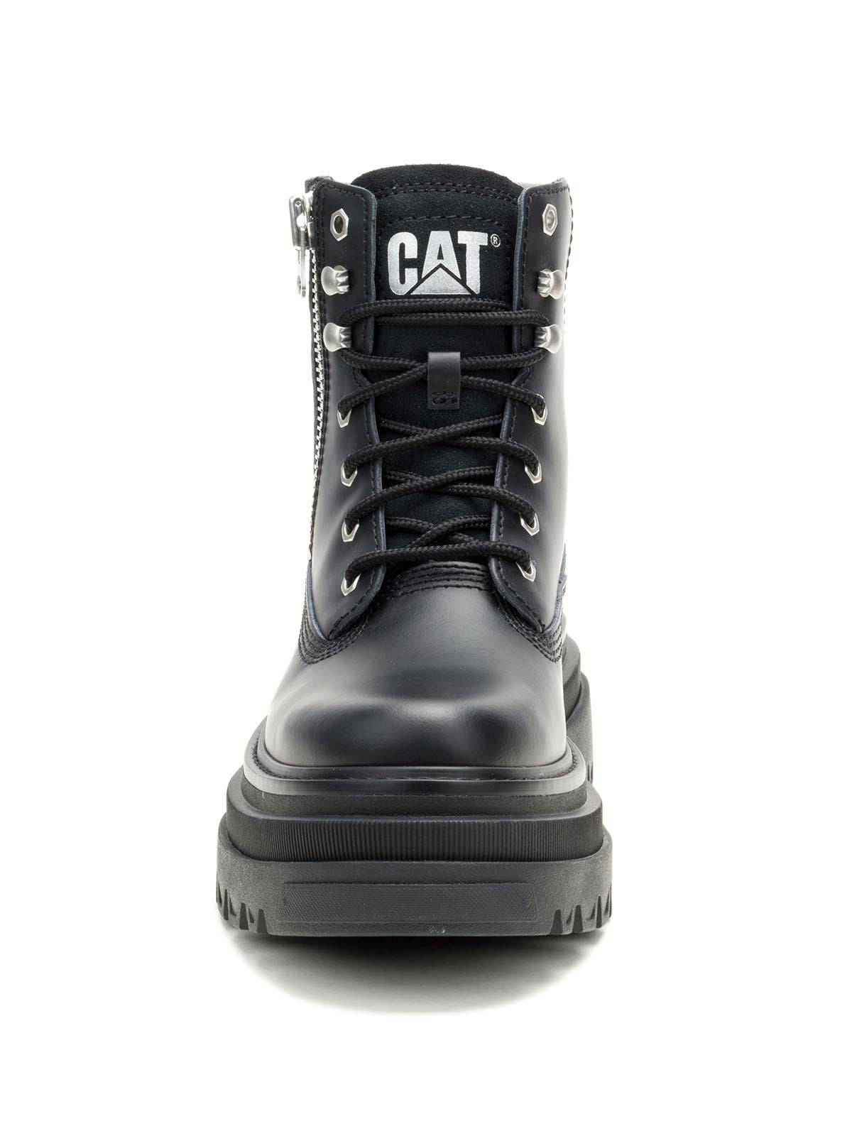 Botín Casual Nobuk sintético Mujer Bolder Zip Negro Cat