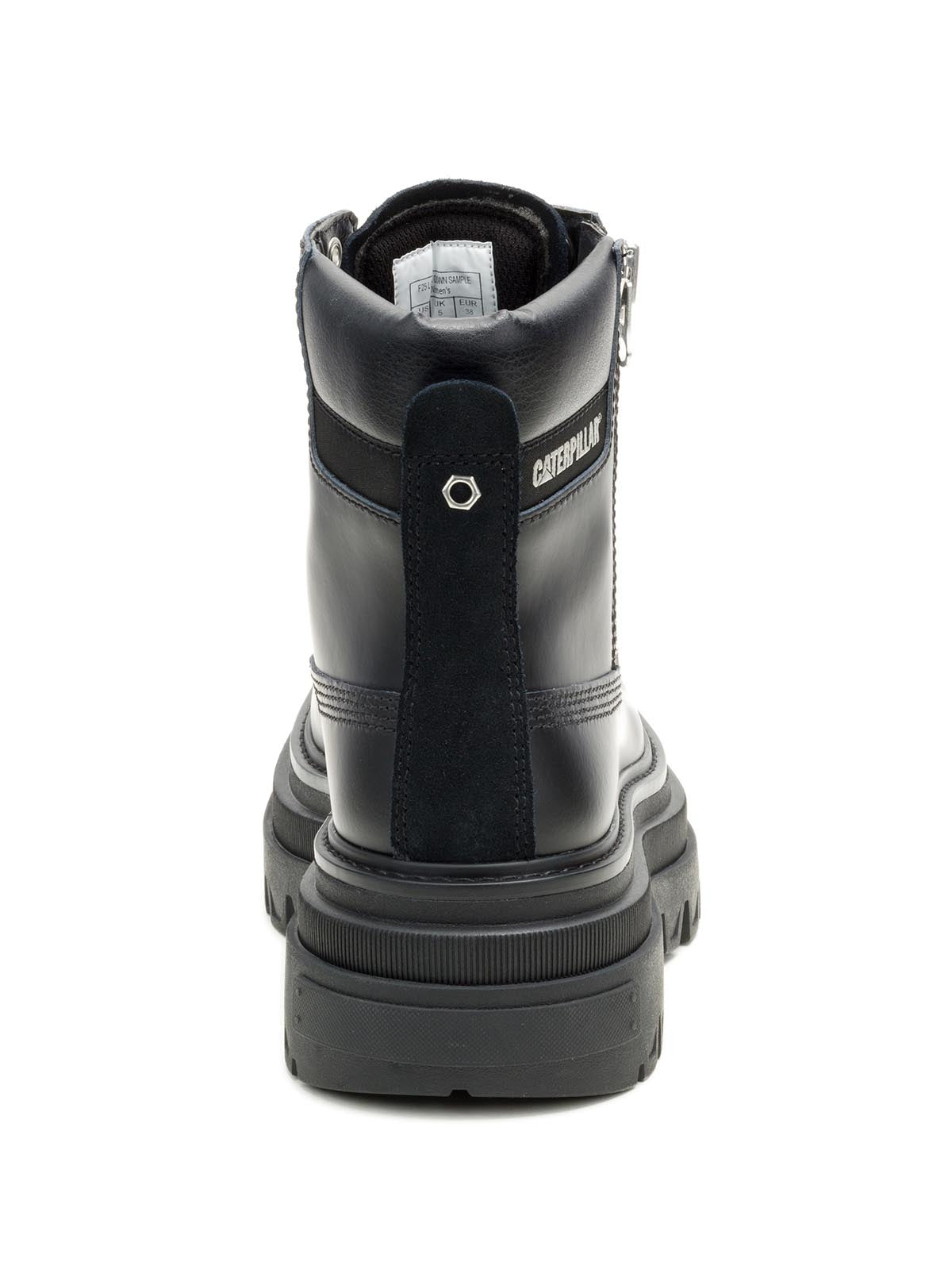 Botín Casual Nobuk sintético Mujer Bolder Zip Negro Cat