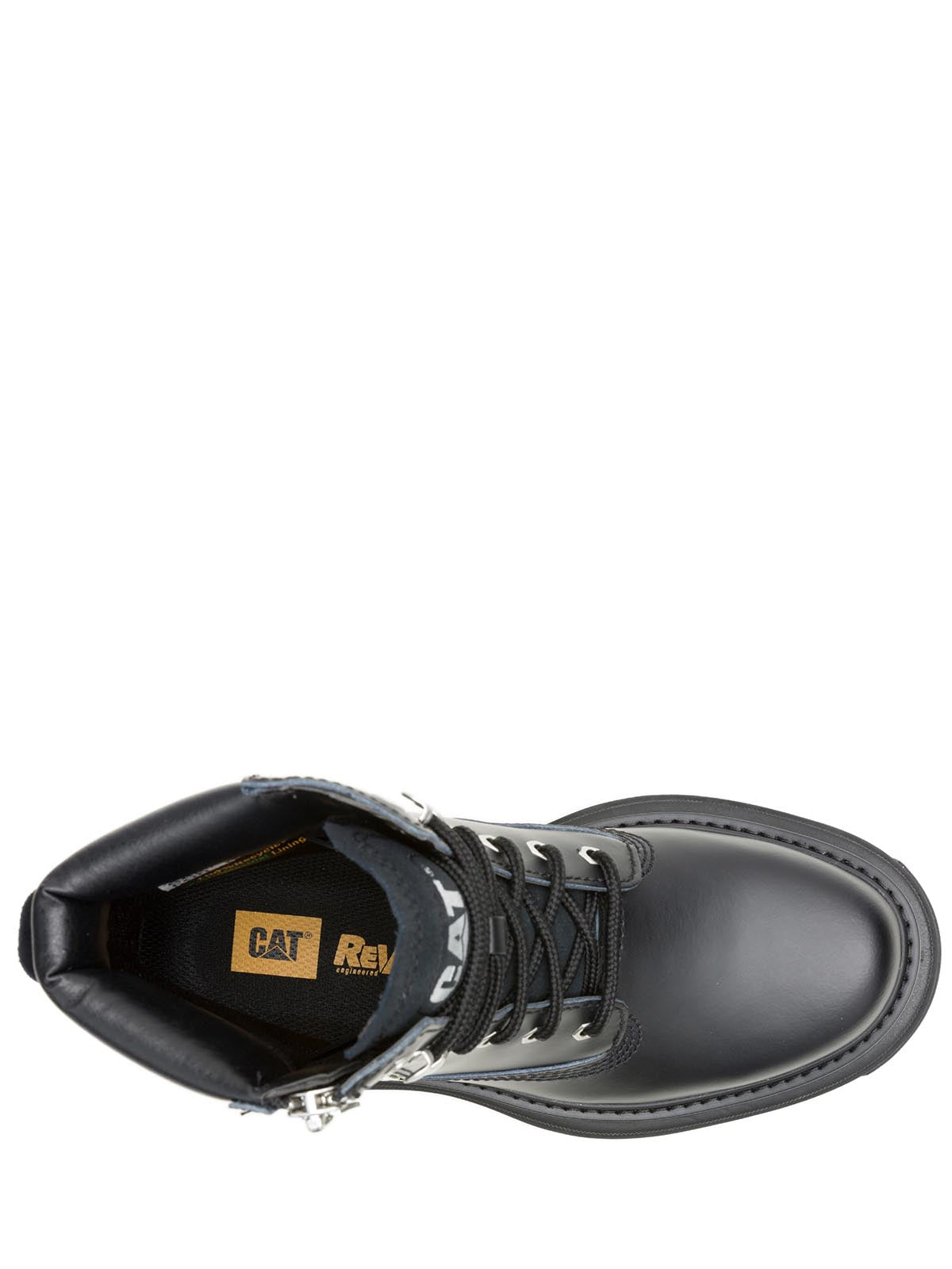 Botín Casual Nobuk sintético Mujer Bolder Zip Negro Cat