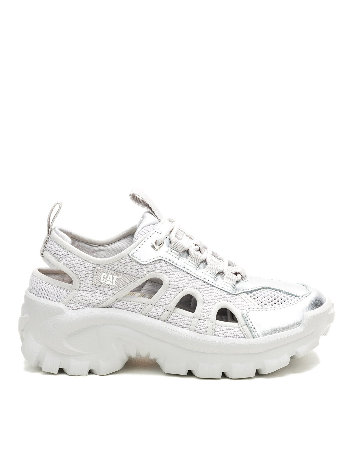 Sandalia Mujer Intruder Lite Air Flo Metalizado Cat