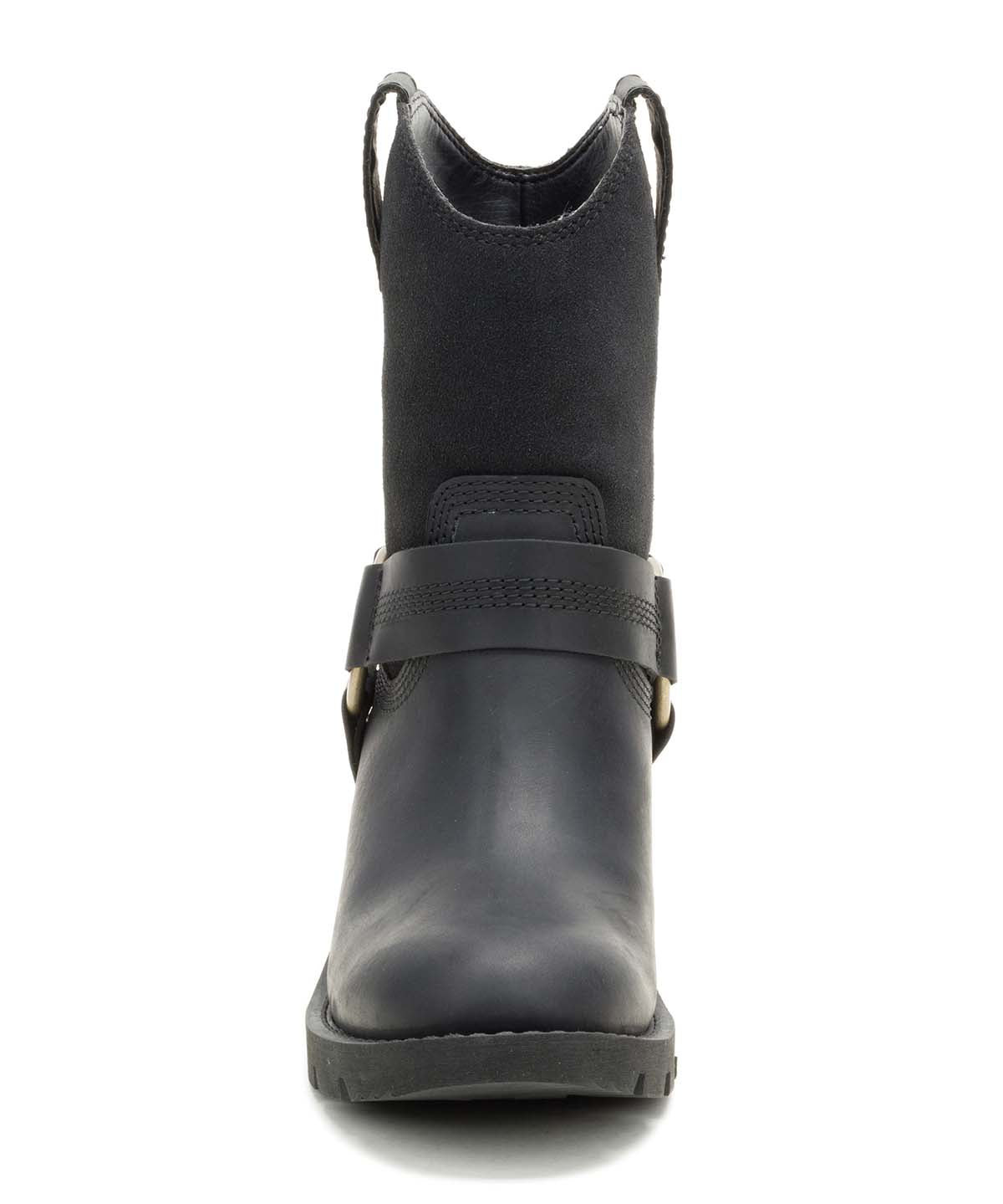 Bota Casual Cuero Mujer Rewrite Harness Negra Cat