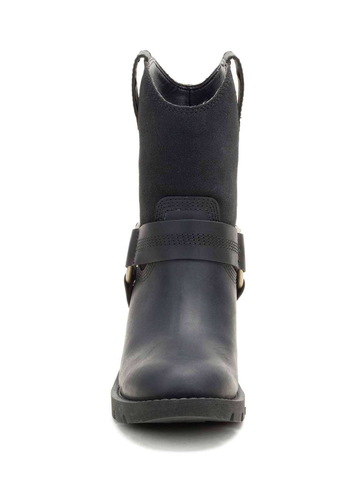 Bota Casual Cuero Mujer Rewrite Harness Negra Cat