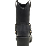 Bota Casual Cuero Mujer Rewrite Harness Negra Cat