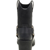 Bota Casual Cuero Mujer Rewrite Harness Negra Cat
