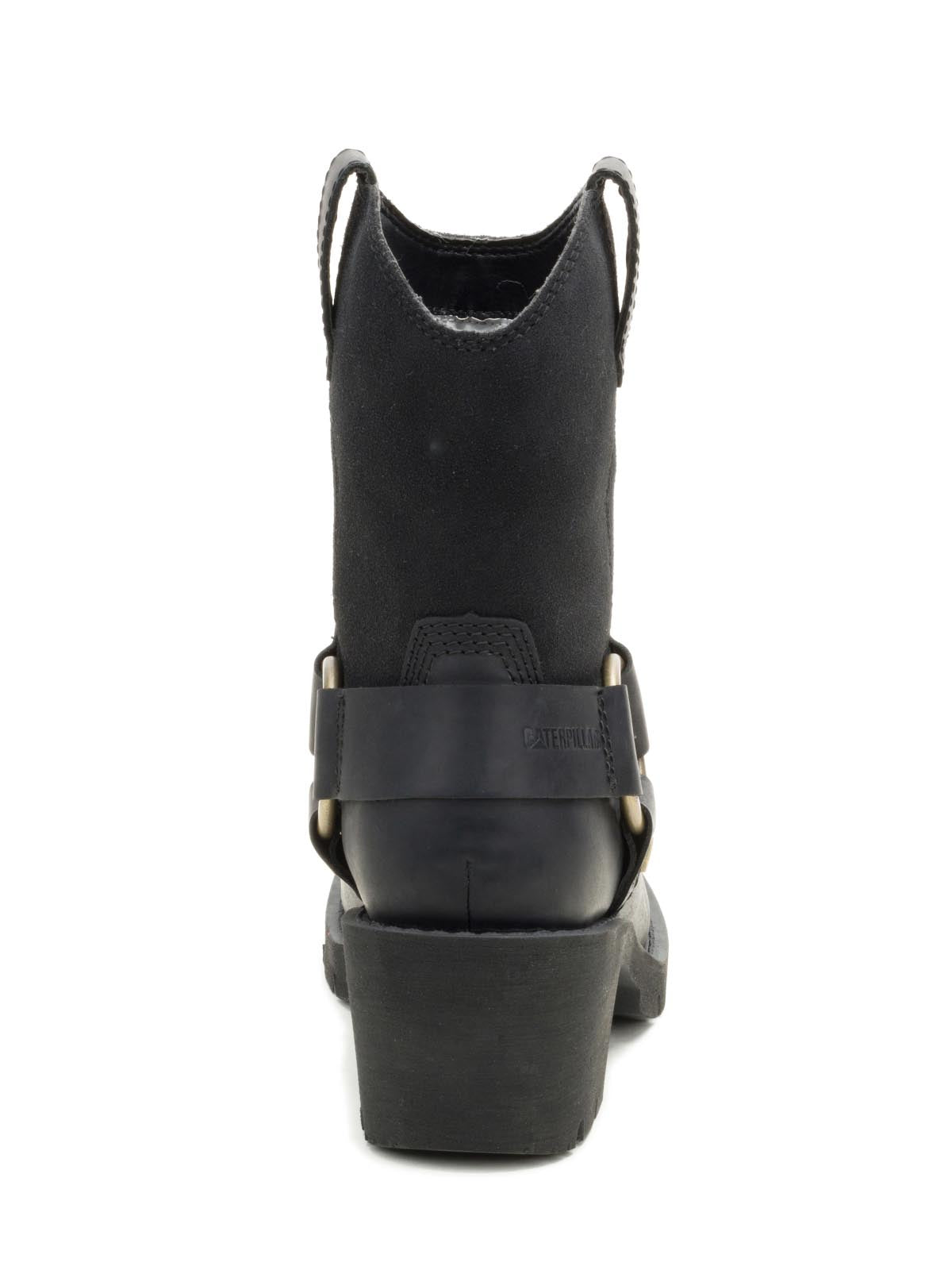 Bota Casual Cuero Mujer Rewrite Harness Negra Cat