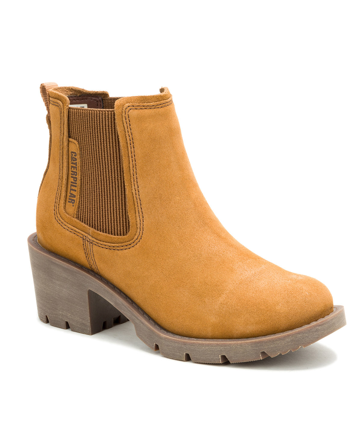 Botín de Cuero Mujer Chealsea Café Claro Cat