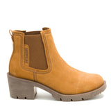 Botín de Cuero Mujer Chealsea Café Claro Cat