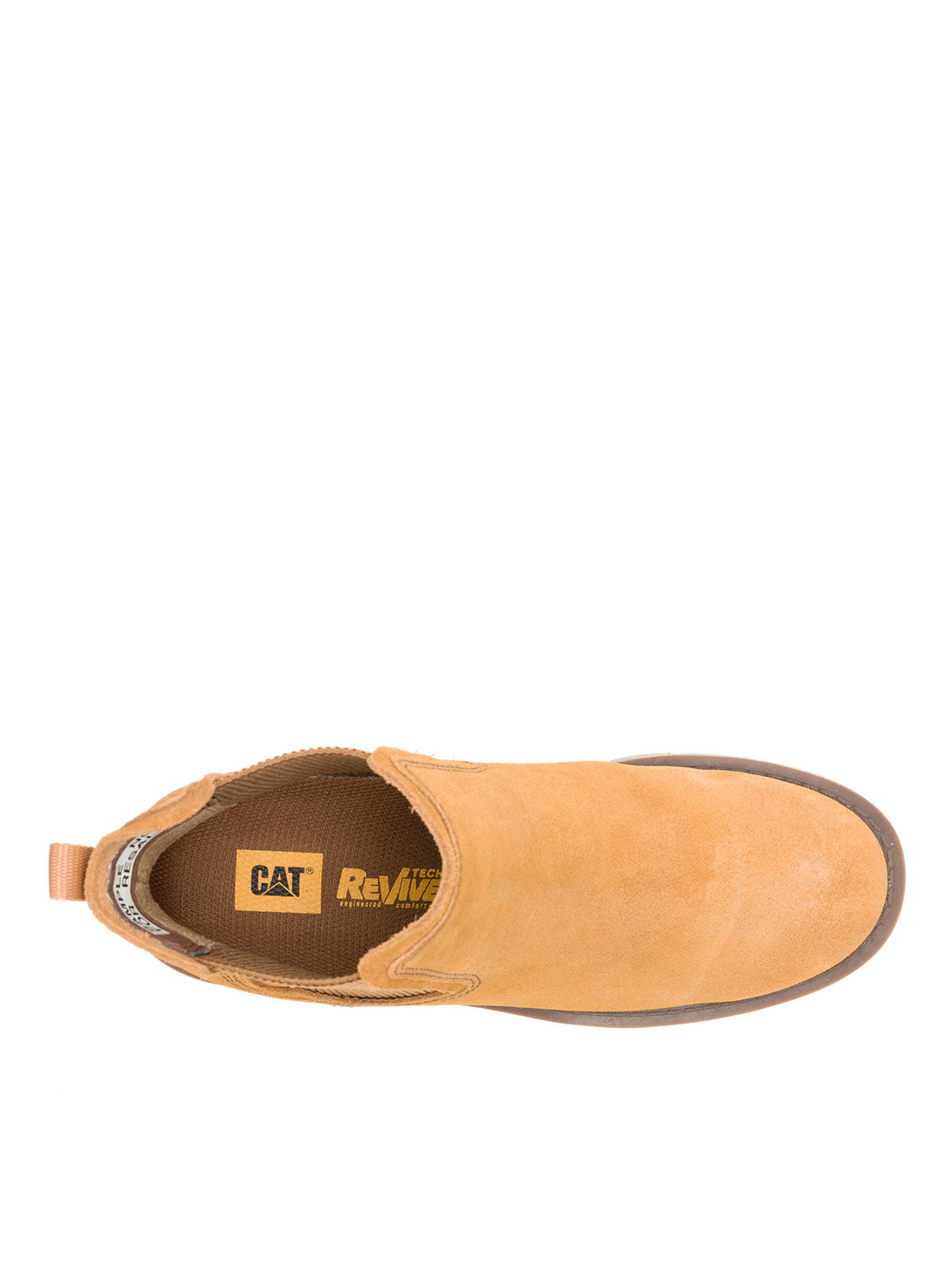 Botín de Cuero Mujer Chealsea Café Claro Cat