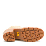 Botín de Cuero Mujer Chealsea Crema Cat