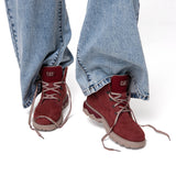 Botín Mujer Fandom Rojo Cat