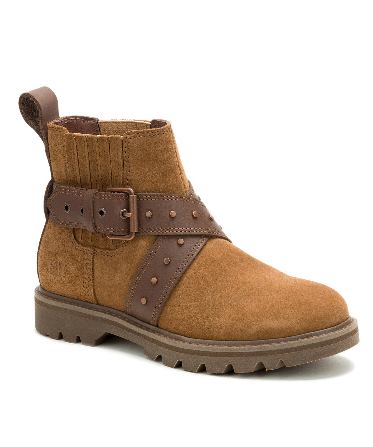 Botín Mujer Grader Embellish Chelsea Café Cat