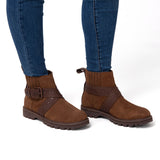 Botín Mujer Grader Embellish Chelsea Café Cat